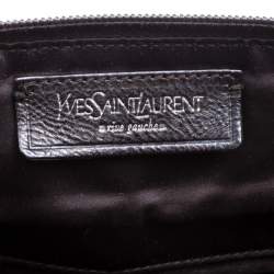 مملوكة مسبقًا Yves Saint Laurent Brown Suede Hobo