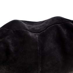 مملوكة مسبقًا Yves Saint Laurent Brown Suede Hobo