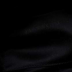 Pre Owned حقيبة كلتش سان لوران جلد سوداء