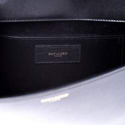 Pre Owned Saint Laurent Paris Black Leather Studded Betty Shoulder Bag