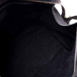 Pre Owned Yves Saint Laurent Dark Grey Leather Medium Cabas Y-Ligne Tote