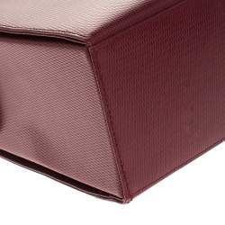 مملوكة مسبقًا حقيبة كتف سان لوران باريس جلد نقش سحلية حمراء