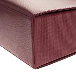 مملوكة مسبقًا حقيبة كتف سان لوران باريس جلد نقش سحلية حمراء