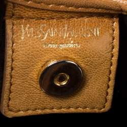 مملوكة مسبقًا Saint Laurent Brown Leather St.Tropez Mombasa Hobo