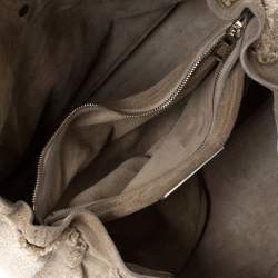 مملوكة مسبقًا Saint Laurent Paris Beige/White Fabric/Suede and Leather Medium Muse Two Satchel