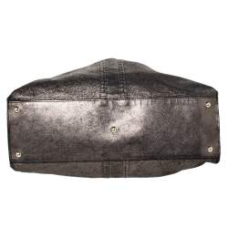 Pre Owned حقيبة سان لوران جلد أسود/بيتاليك بوجهين دوبل ساك واي