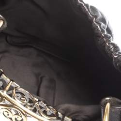 Pre Owned Yves Saint Laurent Dark Brown Leather Vincennes Mombasa Hobo