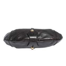 Pre Owned Yves Saint Laurent Dark Brown Leather Vincennes Mombasa Hobo