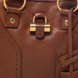 Saint Laurent Brown Leather Muse Satchel