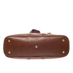 Saint Laurent Brown Leather Muse Satchel