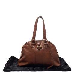 Saint Laurent Brown Leather Muse Satchel