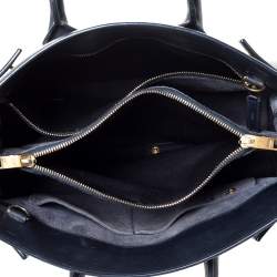Pre Owned Saint Laurent Midnight Blue Leather Large Classic Sac De Jour Tote