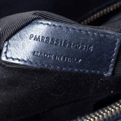 Pre Owned Saint Laurent Midnight Blue Leather Large Classic Sac De Jour Tote