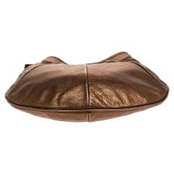 Pre Owned Yves Saint Laurent Golden Brown Leather Mombasa Hobo