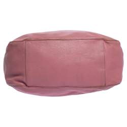 مملوكة مسبقًا Yves Saint Laurent Pink Leather and Crocodile Large Roady Hobo