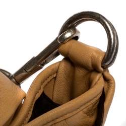 Pre Owned Yves Saint Laurent Beige Leather St. Tropez Hobo