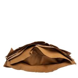 Pre Owned Yves Saint Laurent Beige Leather St. Tropez Hobo