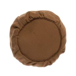 Yves Saint Laurent Light Brown Logo Embossed Canvas Vintage Drawstring Bag