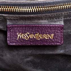 مملوكة مسبقًا Saint Laurent Multicolor Leather and Suede Medium Muse Two Satchel