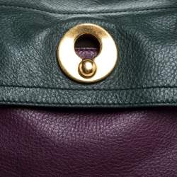 مملوكة مسبقًا Saint Laurent Multicolor Leather and Suede Medium Muse Two Satchel