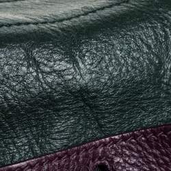 مملوكة مسبقًا Saint Laurent Multicolor Leather and Suede Medium Muse Two Satchel