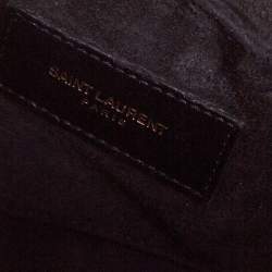 Pre Owned حقيبة سان لوران نانو ساك دي جور جلد كحلية 