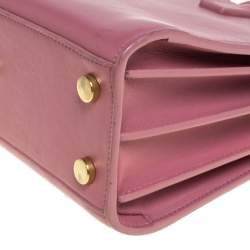 Pre Owned حقيبة سان لوران نانو ساك دي جور جلد كحلية 