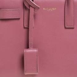 Pre Owned حقيبة سان لوران نانو ساك دي جور جلد كحلية 