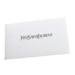 Pre Owned Yves Saint Laurent Burgundy Leather Medium Cabas Y-Ligne Tote
