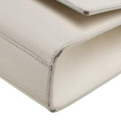 مملوكة مسبقًا Saint Laurent Off White Leather Medium Kate Shoulder Bag