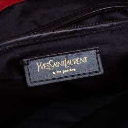 مملوكة مسبقًا Yves Saint Laurent Red Patent Leather Large Downtown Tote
