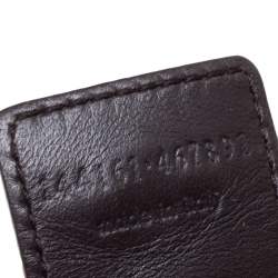 Pre Owned Yves Saint Laurent Olive Green Suede Crest Mombasa Hobo