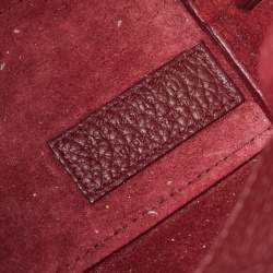Pre Owned Saint Laurent Red Leather Nano Classic Sac De Jour Tote