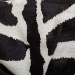 مملوكة مسبقًا حقيبة سان لوران موباسا إطار بوق مزدوج شعر عجل مونوكراميه