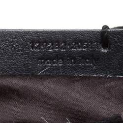 مملوكة مسبقًا حقيبة سان لوران موباسا إطار بوق مزدوج شعر عجل مونوكراميه