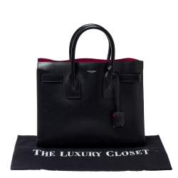 مملوكة مسبقًا حقيبة يد سان لوران باريس ساك دو جور كلاسيك صغيرة جلد سوداء