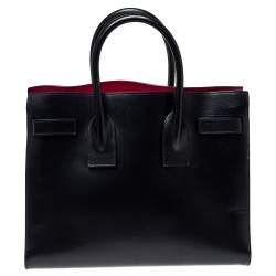 مملوكة مسبقًا حقيبة يد سان لوران باريس ساك دو جور كلاسيك صغيرة جلد سوداء