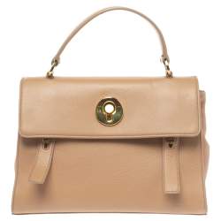 Saint Laurent Beige Leather and Fabric Small Muse Two Bag - Aftersix  Lifestyle Inc.