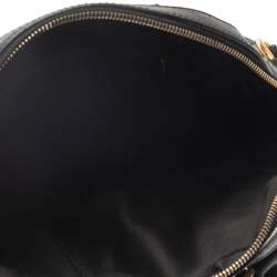 Pre Owned Yves Saint Laurent Black Leather Medium Muse Satchel