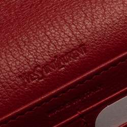 مملوكة مسبقًا Yves Saint Laurent Red Leather Belle De Jour Clutch