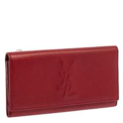مملوكة مسبقًا Yves Saint Laurent Red Leather Belle De Jour Clutch
