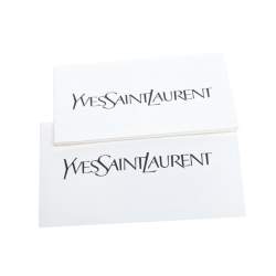 Pre Owned حقيبة ساتشل ايف سان لوران موس تو جلد و كانفاس بيج/برتقالي 