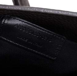 Pre Owned حقيبة يد سان لوران ساك دو جور كلاسيك صغيرة جلد رصاصي صغيرة