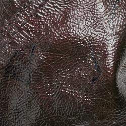 Pre Owned Yves Saint Laurent Plum Patent Leather Oversized Muse Satchel