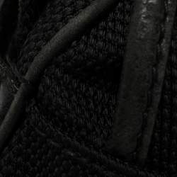 Pre Owned Yves Saint Laurent Black Canvas And Leather Messenger Bag