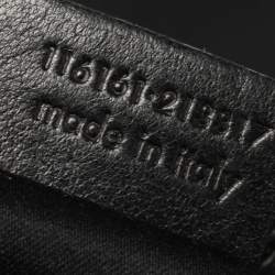 Pre Owned Yves Saint Laurent Black Canvas And Leather Messenger Bag