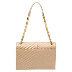 مملوكة مسبقًا حقيبة سان لوران كاساندري كبيرة قلاب جلد ماتيلاس بيج  