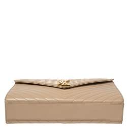 مملوكة مسبقًا حقيبة سان لوران كاساندري كبيرة قلاب جلد ماتيلاس بيج  