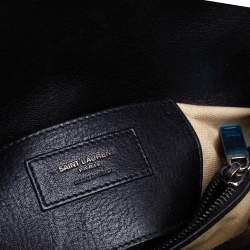 Pre Owned  حقيبة سان لوران كوليدج كانفاس بيج متوسطة بيد علوية 