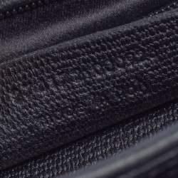 Pre Owned Yves Saint Laurent Black Leather Y-Ligne Flap Crossbody Bag